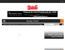 Tablet Screenshot of dialogtextil.ro